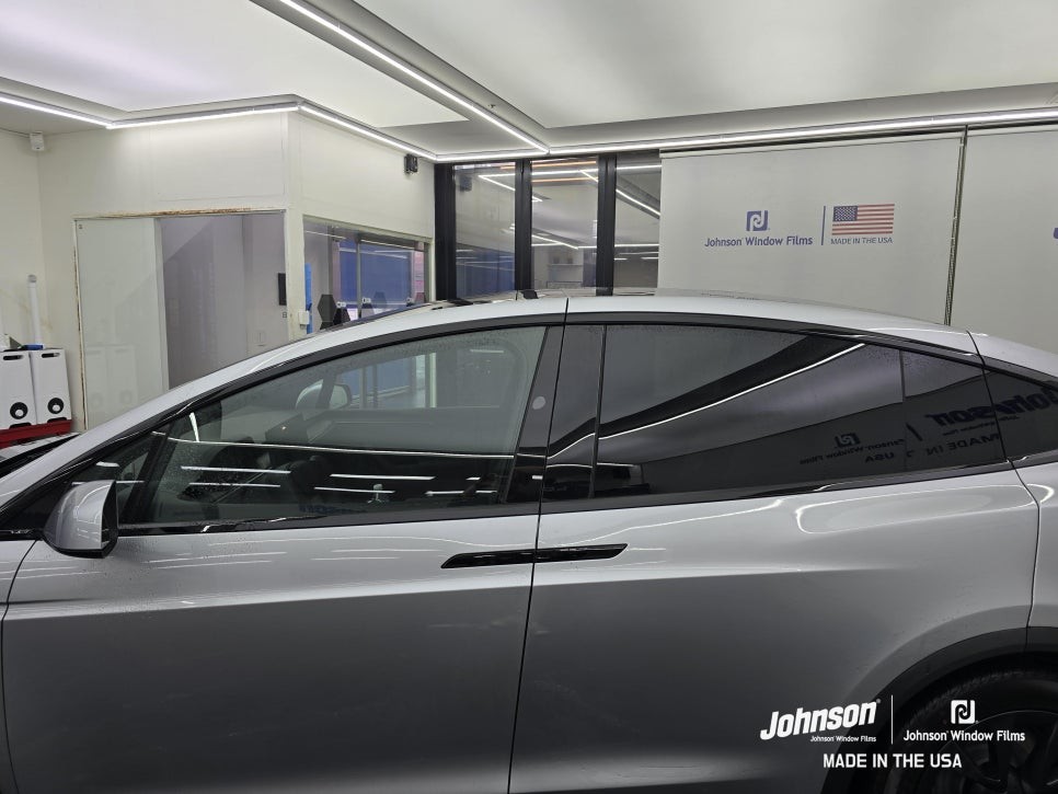 테슬라틴팅 모델X썬팅 루나실버에는 이거지?! / 영등포구 당산동