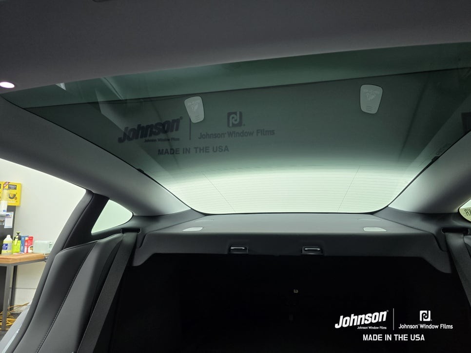 테슬라 모델3 하이랜드 퍼포먼스 퀵실버는 존슨썬팅이 최적화?! / 영등포구 당산동