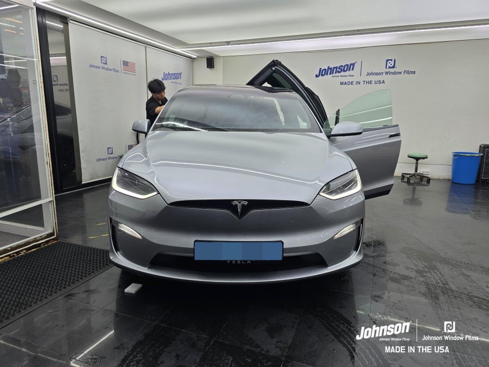 테슬라틴팅 모델X썬팅 루나실버에는 이거지?! / 영등포구 당산동