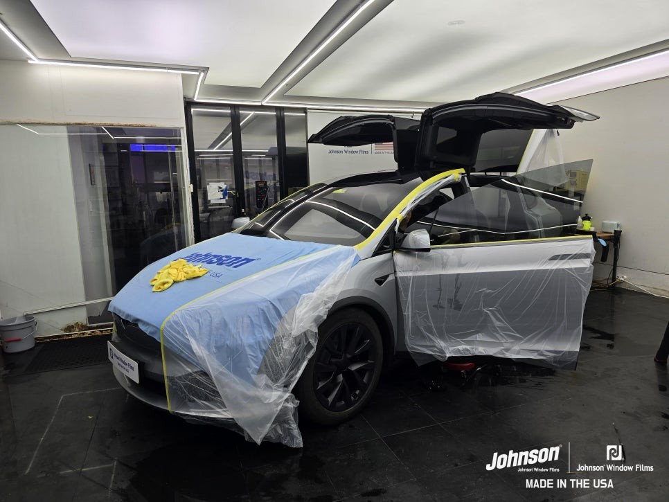 테슬라틴팅 모델X썬팅 루나실버에는 이거지?! / 영등포구 당산동