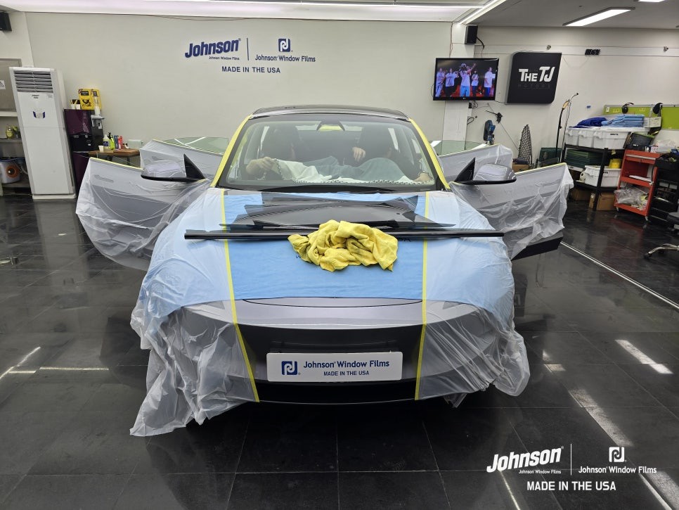 테슬라 모델3 하이랜드 퍼포먼스 퀵실버는 존슨썬팅이 최적화?! / 영등포구 당산동