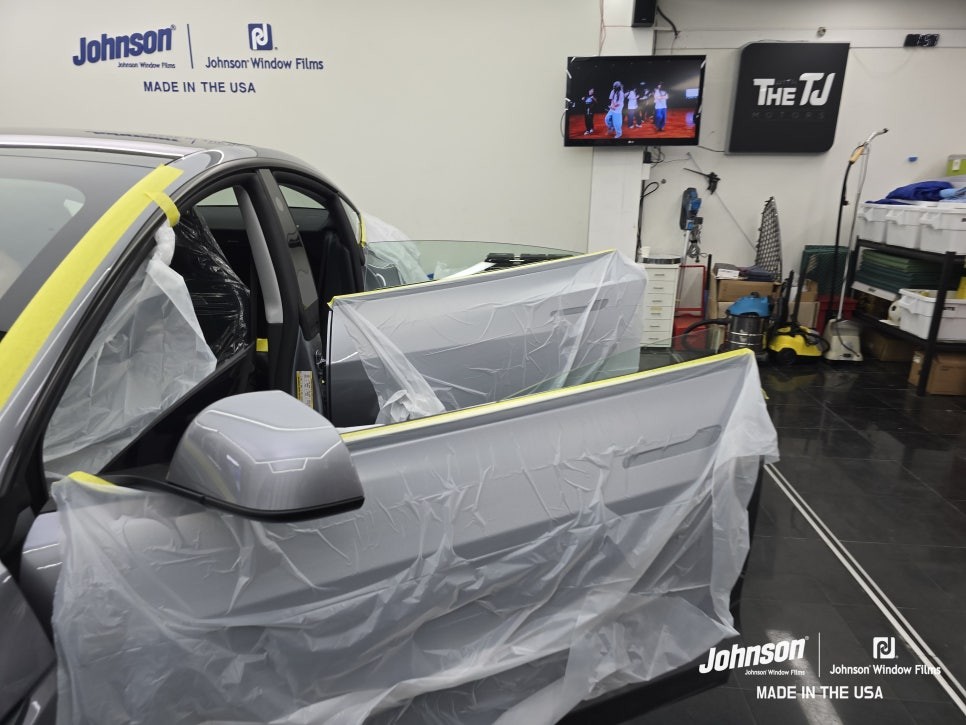 테슬라 모델3 하이랜드 퍼포먼스 퀵실버는 존슨썬팅이 최적화?! / 영등포구 당산동