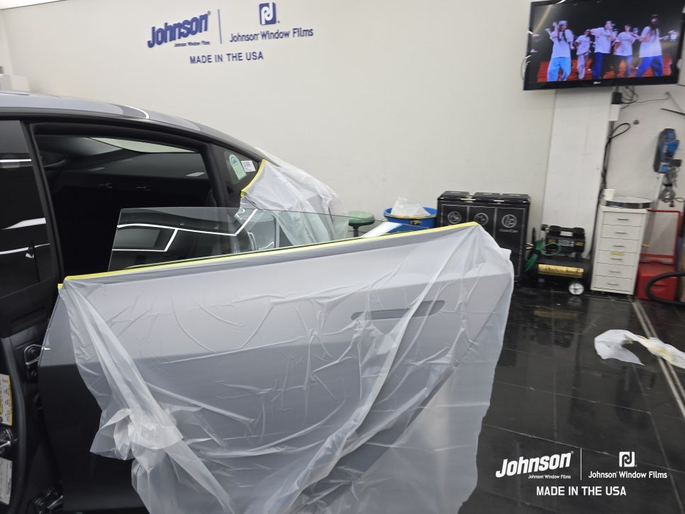 테슬라 모델3 하이랜드 퍼포먼스 퀵실버는 존슨썬팅이 최적화?! / 영등포구 당산동