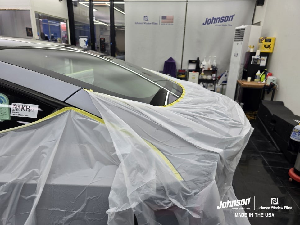 테슬라 모델3 하이랜드 퍼포먼스 퀵실버는 존슨썬팅이 최적화?! / 영등포구 당산동