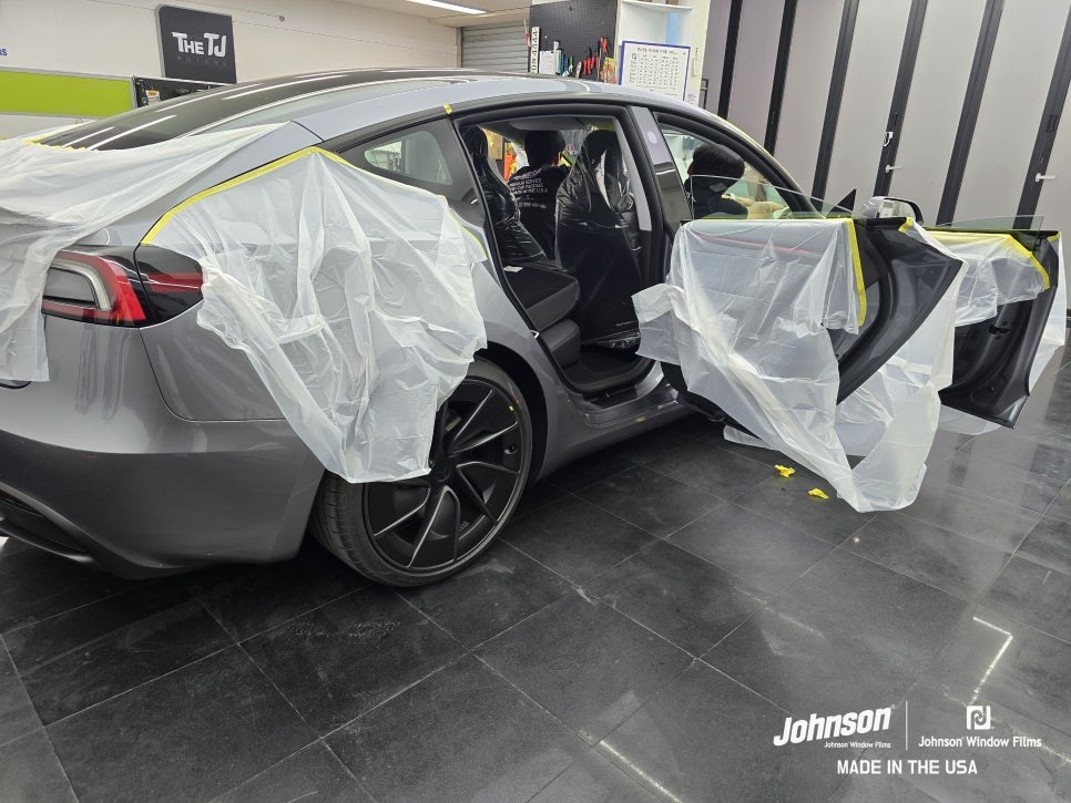 테슬라 모델3 하이랜드 퍼포먼스 퀵실버는 존슨썬팅이 최적화?! / 영등포구 당산동