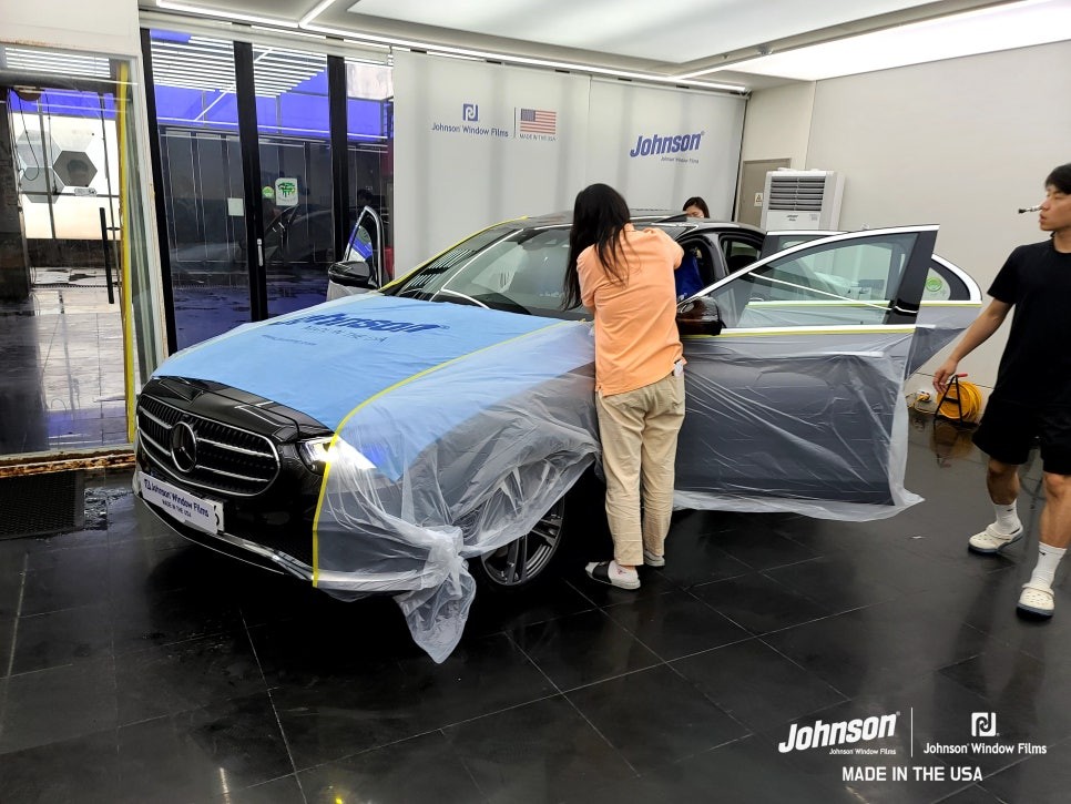 2022 벤츠썬팅, E클래스 E350 4matic, 벤츠는 여기다. 존슨썬팅 / 영등포구 당산동