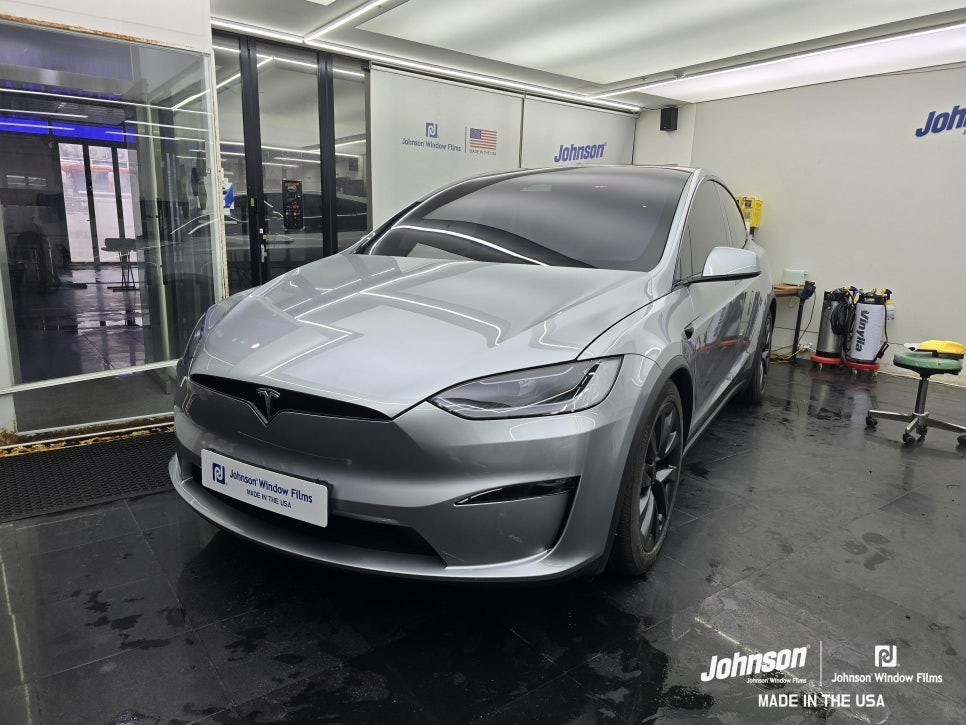 테슬라틴팅 모델X썬팅 루나실버에는 이거지?! / 영등포구 당산동