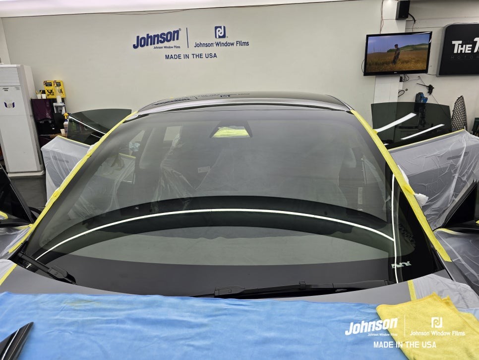 테슬라 모델3 하이랜드 퍼포먼스 퀵실버는 존슨썬팅이 최적화?! / 영등포구 당산동