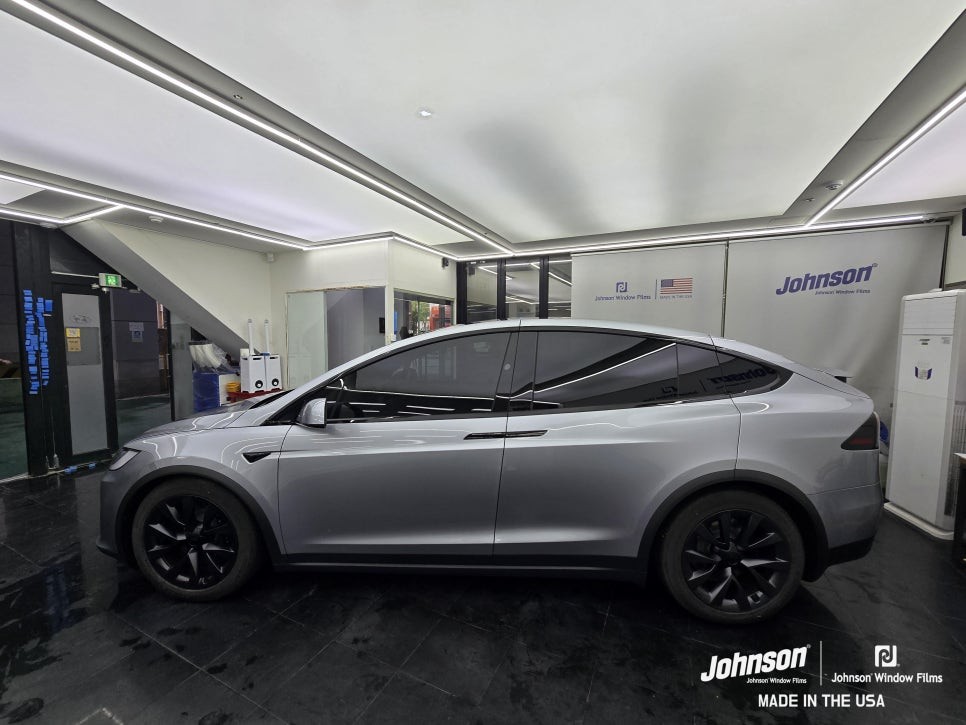 테슬라틴팅 모델X썬팅 루나실버에는 이거지?! / 영등포구 당산동