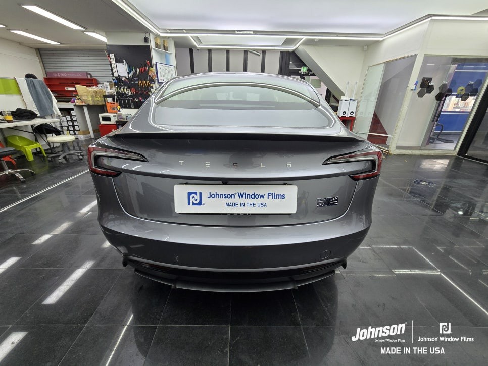 테슬라 모델3 하이랜드 퍼포먼스 퀵실버는 존슨썬팅이 최적화?! / 영등포구 당산동