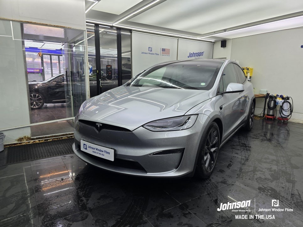 테슬라틴팅 모델X썬팅 루나실버에는 이거지?! / 영등포구 당산동