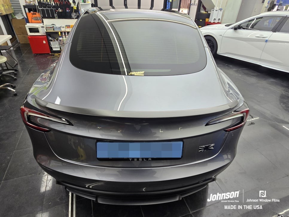 테슬라 모델3 하이랜드 퍼포먼스 퀵실버는 존슨썬팅이 최적화?! / 영등포구 당산동