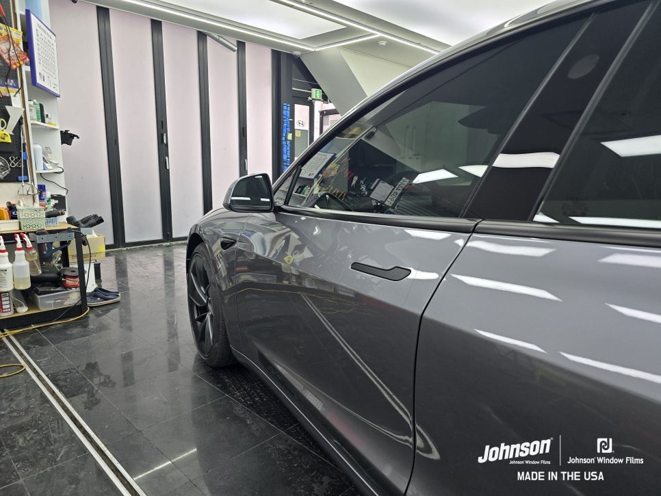테슬라 모델3 하이랜드 퍼포먼스 퀵실버는 존슨썬팅이 최적화?! / 영등포구 당산동