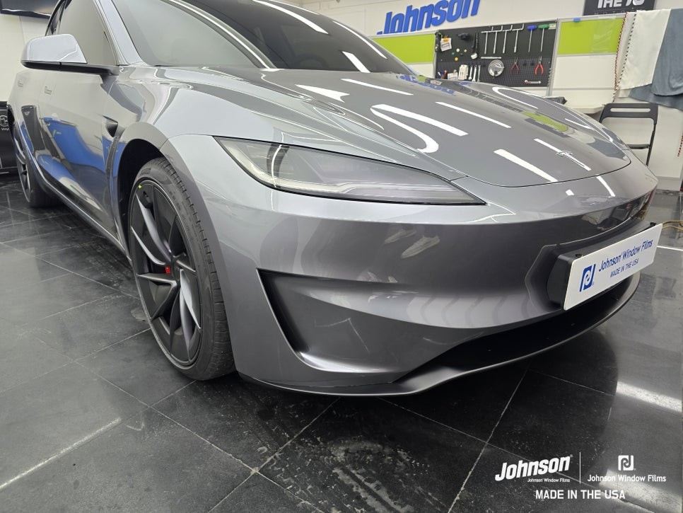 테슬라 모델3 하이랜드 퍼포먼스 퀵실버는 존슨썬팅이 최적화?! / 영등포구 당산동