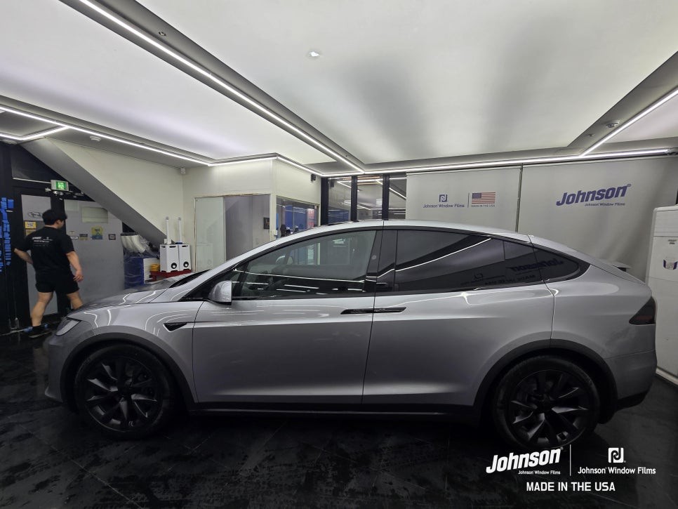 테슬라틴팅 모델X썬팅 루나실버에는 이거지?! / 영등포구 당산동