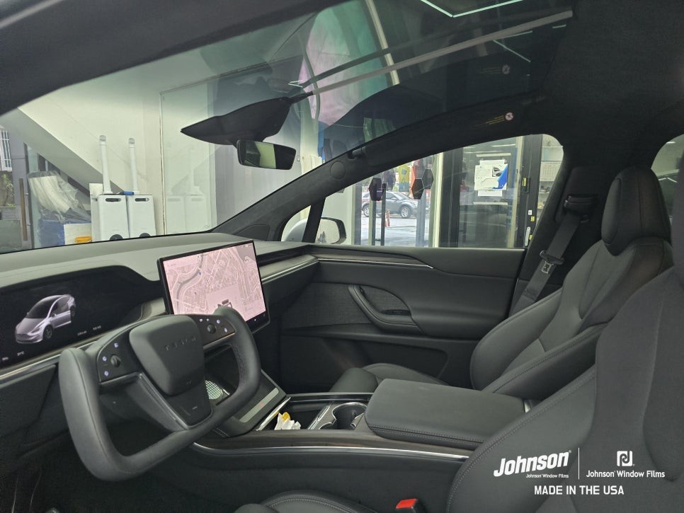 테슬라틴팅 모델X썬팅 루나실버에는 이거지?! / 영등포구 당산동