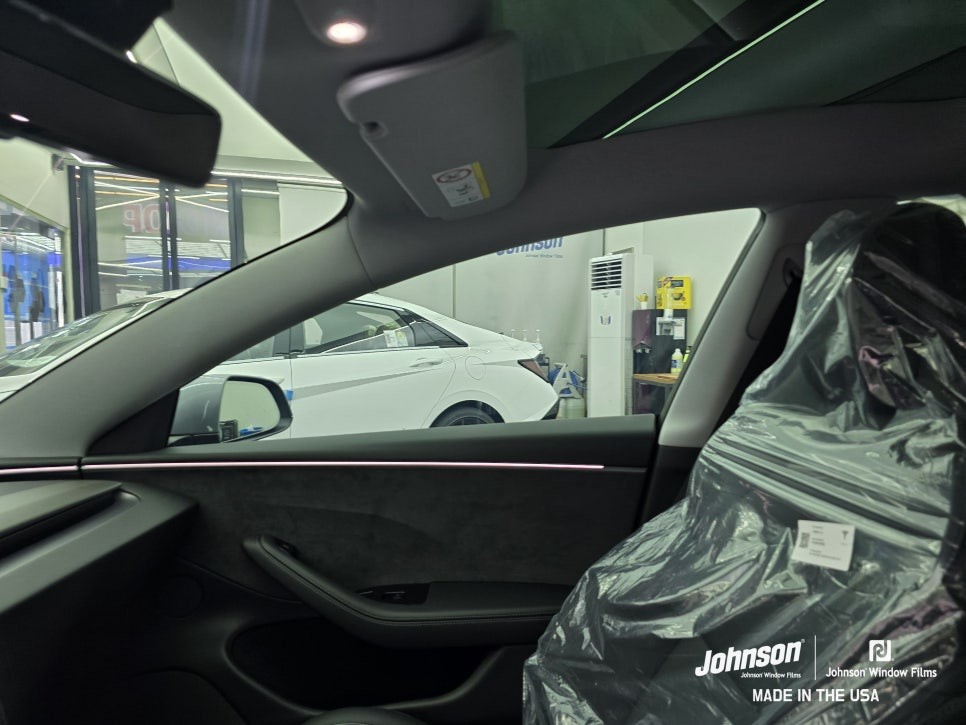 테슬라 모델3 하이랜드 퍼포먼스 퀵실버는 존슨썬팅이 최적화?! / 영등포구 당산동