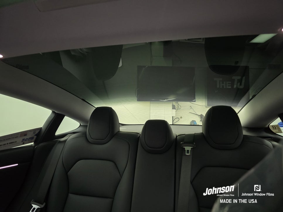 테슬라 모델3 하이랜드 퍼포먼스 퀵실버는 존슨썬팅이 최적화?! / 영등포구 당산동