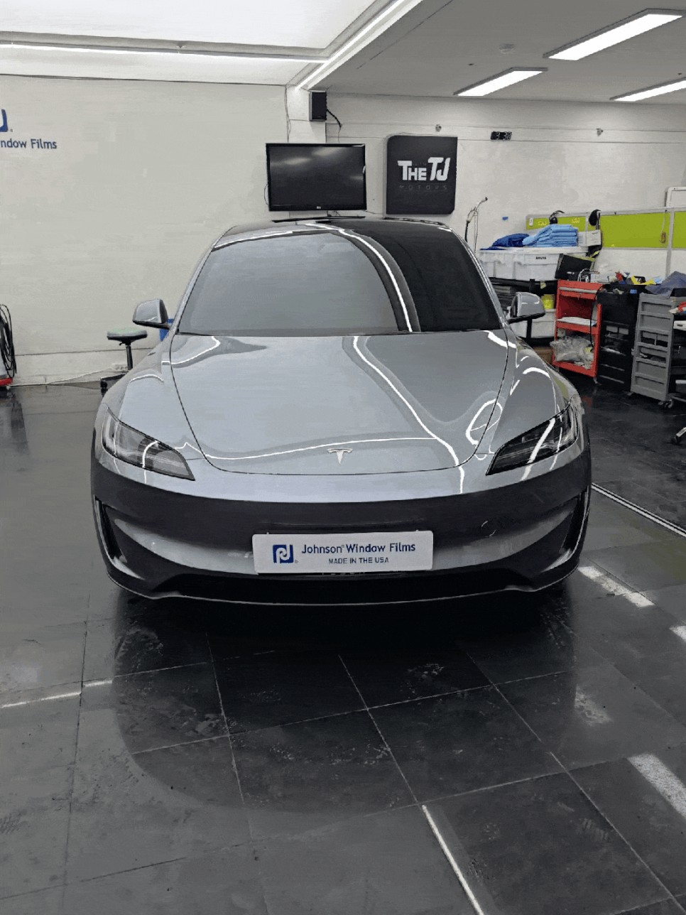 테슬라 모델3 하이랜드 퍼포먼스 퀵실버는 존슨썬팅이 최적화?! / 영등포구 당산동