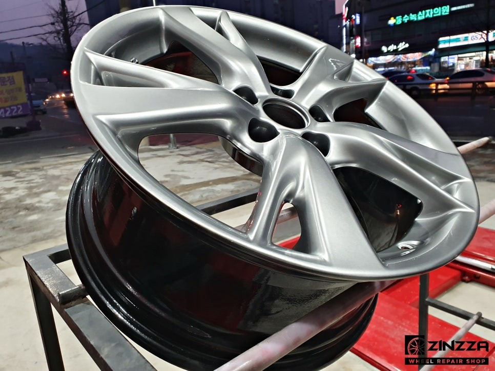인천휠복원 렉서스 IS250 18인치 하이퍼블랙 [분체도장] 휠도색 / 인천 부평구 부평동