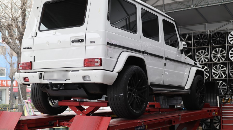 지바겐 g63 amg 브라부스 23인치 휠도색 복원