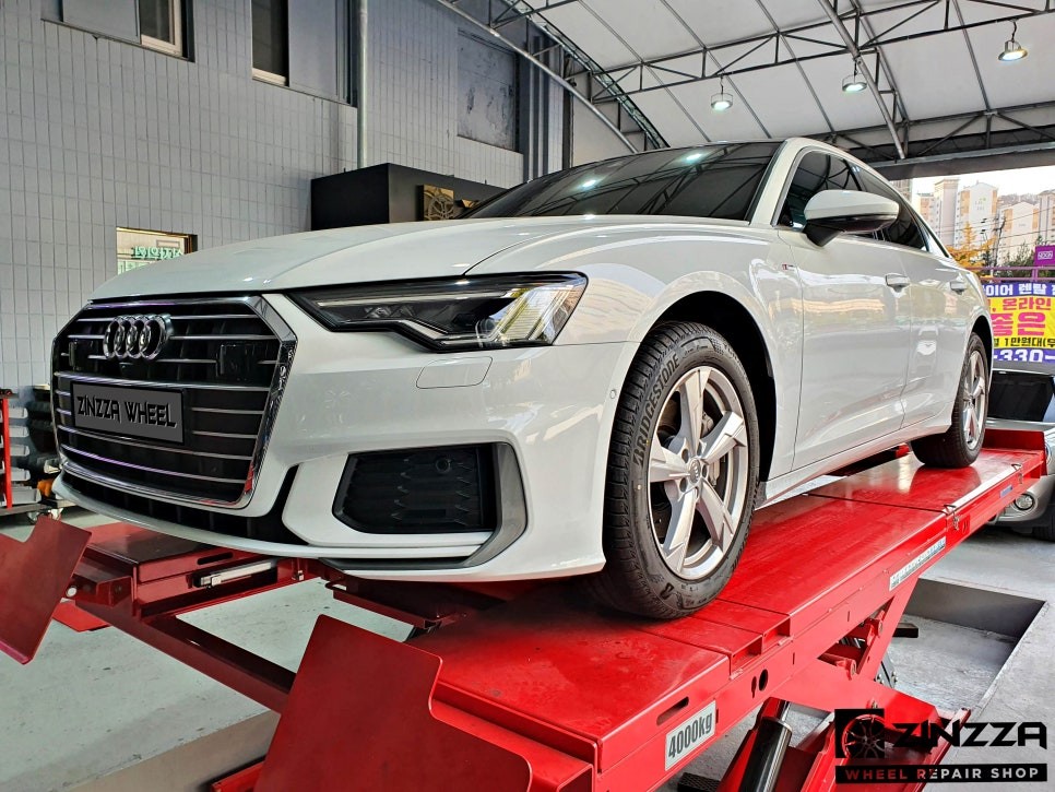 2020 아우디 A6 45TFSI 블랙유광 휠도색 /분체도장