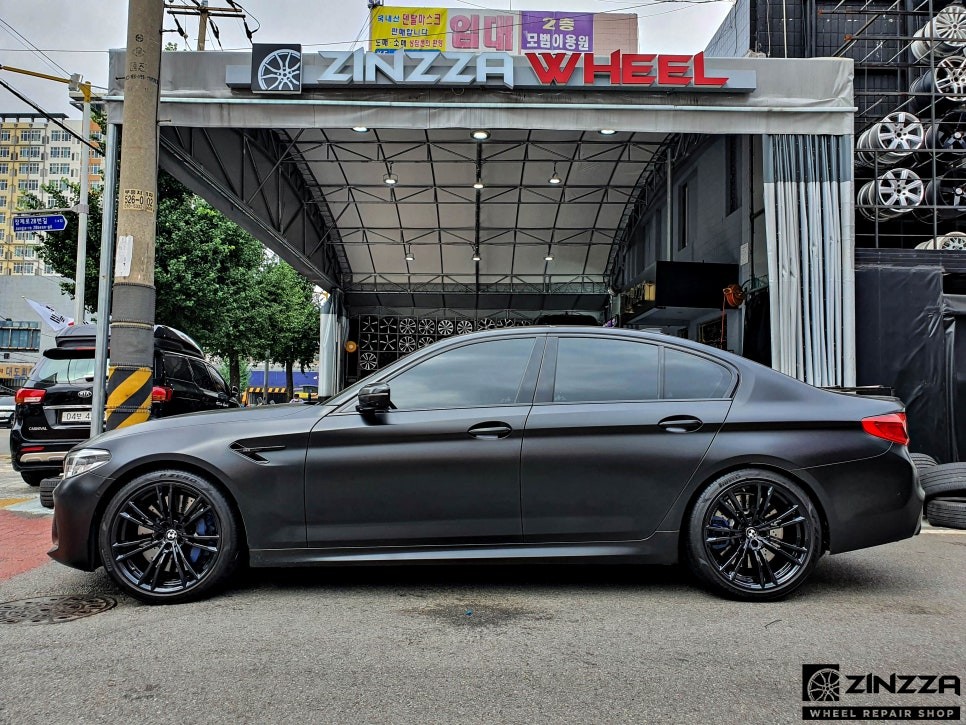 BMW M5 휠도색 분체도장? 이젠 필수입니다...