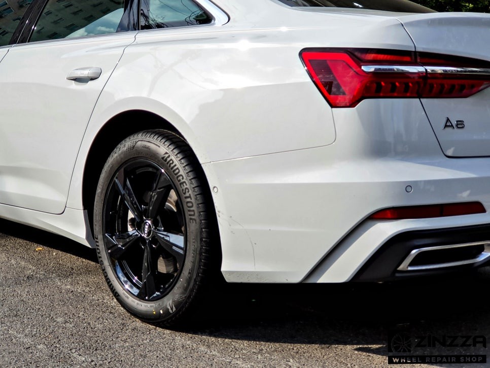 2020 아우디 A6 45TFSI 블랙유광 휠도색 /분체도장