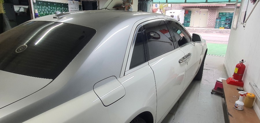 롤스로이스 전체 랩핑 #명진카스킨 #랩핑제거