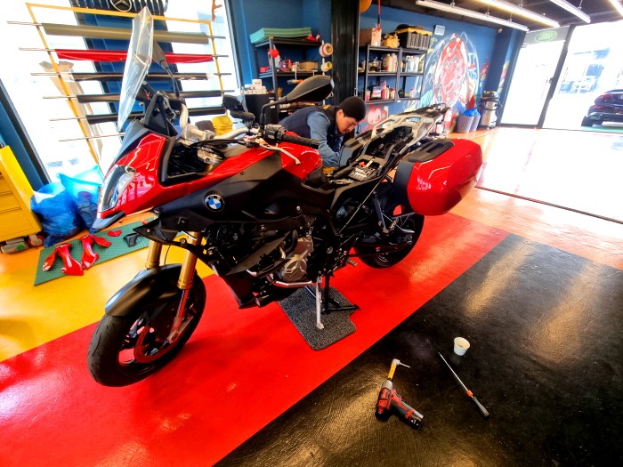 하남미사/바이크랩핑/오토바이랩핑 BMW S1000XR 전체랩핑