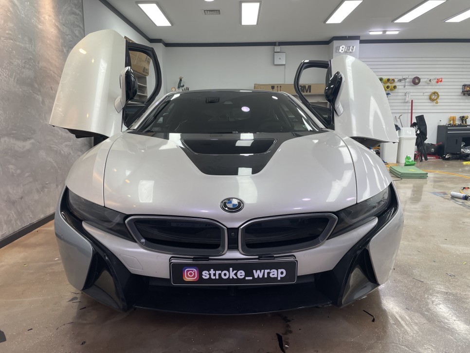 bmw i8 자동차 랩핑제거 , 가격, 주의할 점! / 인천 남동구