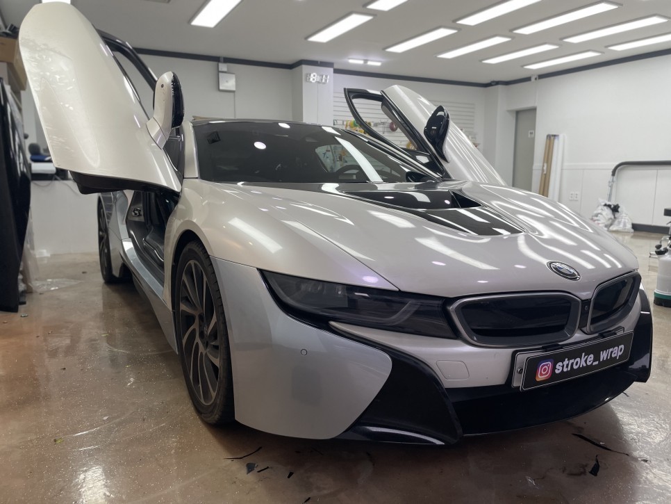 bmw i8 자동차 랩핑제거 , 가격, 주의할 점! / 인천 남동구