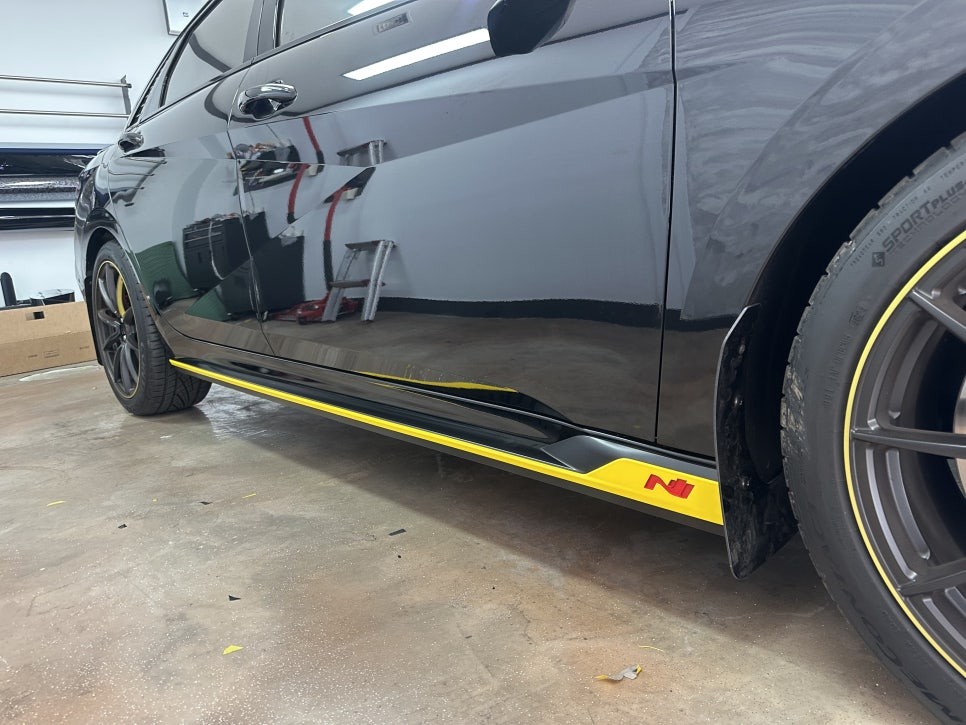 인천 아반떼 N 레드라인 죽이기 랩핑 작업기 / 인천 남동구 논현동