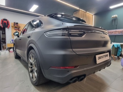 화성 랩핑 카이엔 전체 랩핑 매트블랙으로! / 안산시 상록구 이동