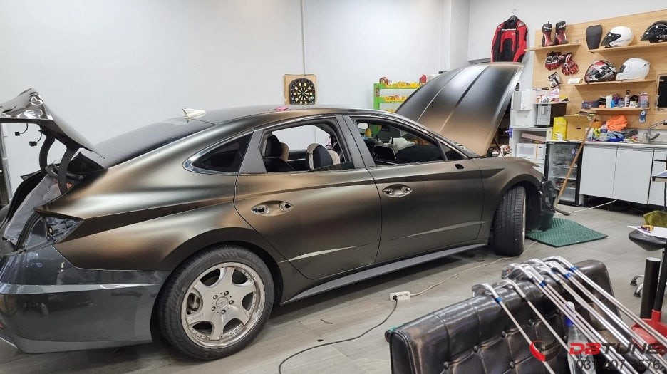 안산 쏘나타DN8 전체랩핑 꼼꼼한 작업으로 / 안산시 상록구 이동