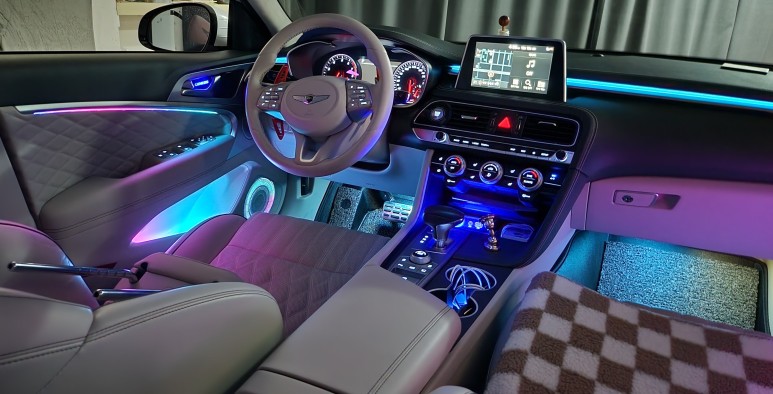 제네시스 G70 엠비언트 순정 연동 완벽하게 에이비클 수원 / 과천, 안양, 군포