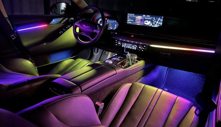 G80 엠비언트 아쉬움을 순정 연동 무빙 멀티컬러 채워드렸습니다 에이비클 인천 / 과천, 안양, 군포