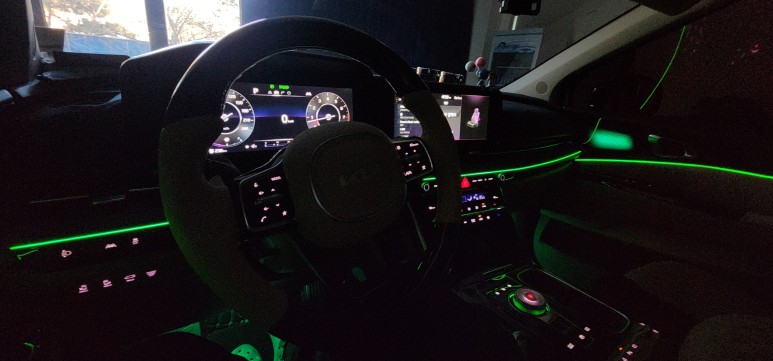 카니발 KA4 순정 다이얼 그대로 단색 컬러 RGB 가능 에이비클 엠비언트 / 과천, 안양, 군포