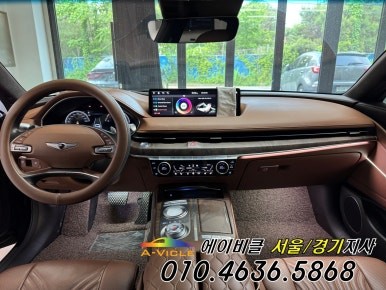 G80 순정 연동 엠비언트 도어 라인이 예술이네요 에이비클 경기 / 과천, 안양, 군포