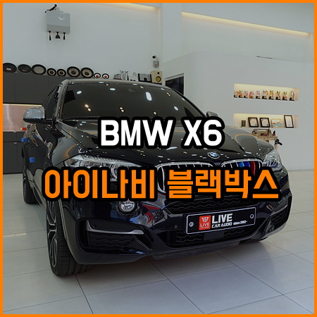 BMW X6 출고시 장착 되어있는 블랙박스의 업그레드~ / 창원,마산,경남