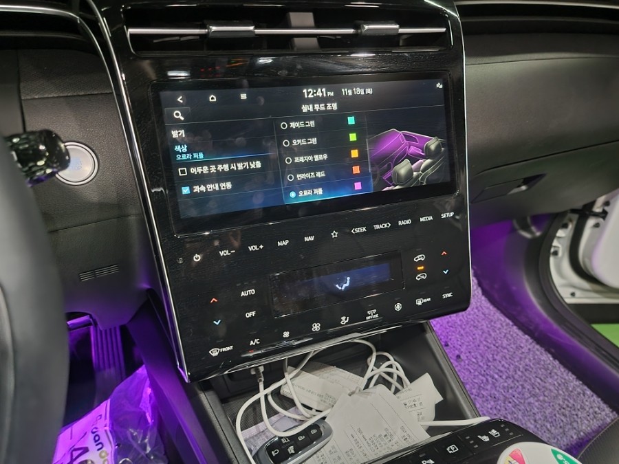 투싼엠비언트 nx4엠비언트 nx4순정연동 nx4과속연동 DMX아크릴 비노출 엠비언트 순정연동 과속연동 출장시공엠비언트 수도권출장시공엠비언트