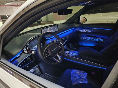 gv60순정연동엠비언트 출장시공엠비언트 gv60무빙엠비언트 출장엠비언트 제네시스GV60순정연동엠비언트 dmx제네시스gv60 / 부천, 수도권 출장