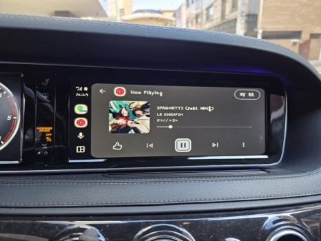 ntg5.0 5.5 벤츠 s350d 무선카플레이 출장시공 출장엠비언트 w222무선카플레이 / 부천, 수도권 출장