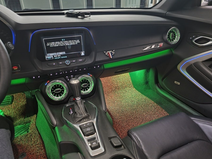 카마로랩핑 카마로벤풍구 인천와우몬스터 카마로ss엠비언트 카마로무빙엠비 순정연동 과속연동 RGB DMX아크릴 부천무빙엠비언트 순정연동 과속연동 출장엠비언트 수도권출장엠비언트 / 부천, 수도권 출장