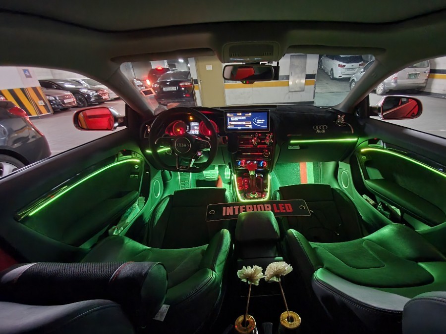 출장 <서울,경기,인천> 아우디 A5 노출광섬유 RGB 엠비언트라이트 출장엠비언트시공 010-6454-7974 / 부천, 수도권 출장