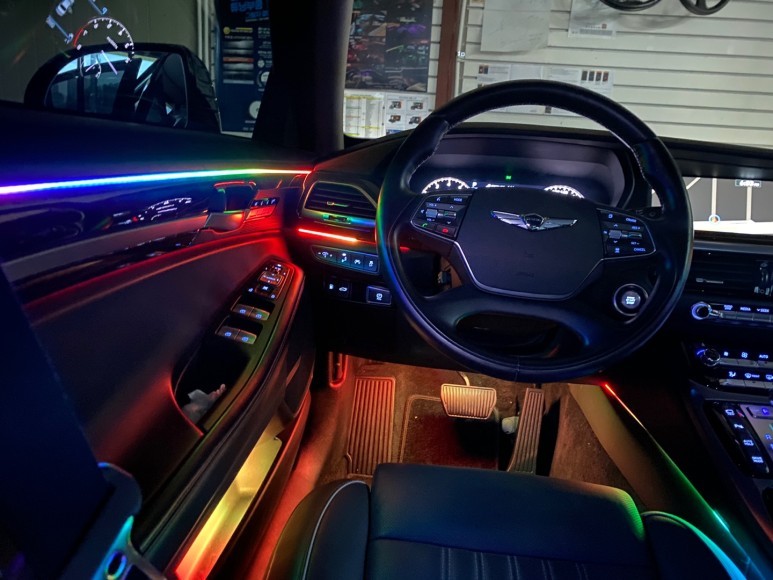 (천안 카엘이디튠) eq900 코더스 비노출 엠비언트 시공 후기!! / 평택,안성