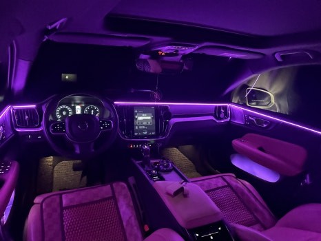 평택 볼보 S60 무빙 엠비언트 시공으로 달라진 분위기 / 평택 통복동