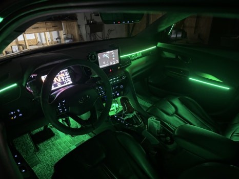 벨로스터 js N 무빙 엠비언트 시공 평택 튜닝925 / 평택 통복동