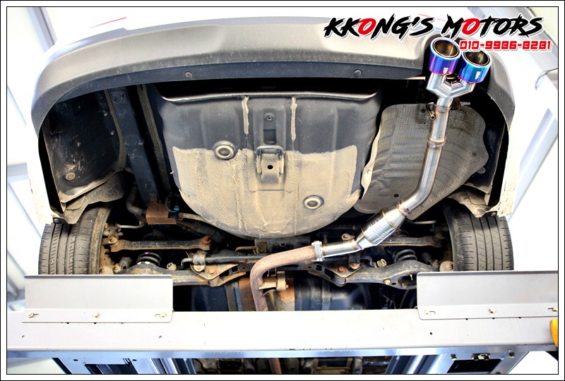 K5 커스텀 엔드 싱글배기튜닝, 색다른 배기 튜닝 / 인천 동구