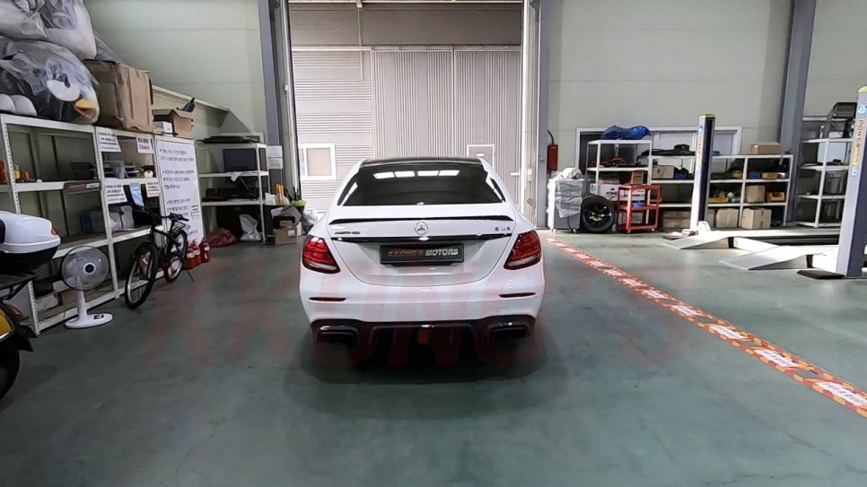 벤츠E63 AMG 엔드 듀얼배기튜닝 / 인천 동구